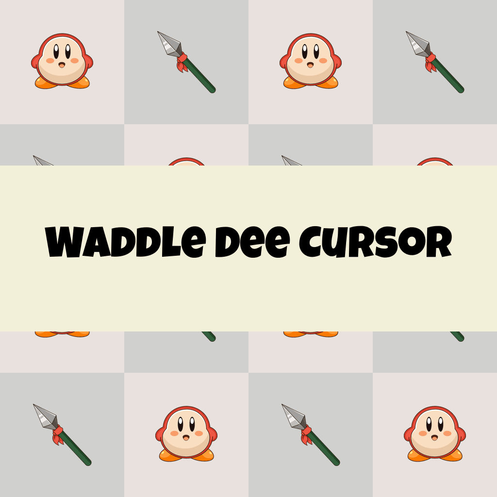 Preview Waddle Dee cursor custom cursor pack